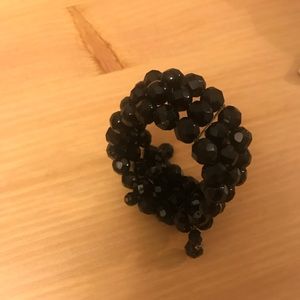 Black beaded cuff